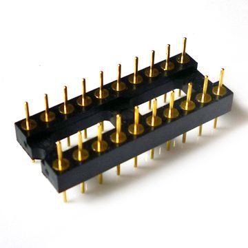 1,778 mm:n kaksoislinjaiset suorat DIP-nastapäät