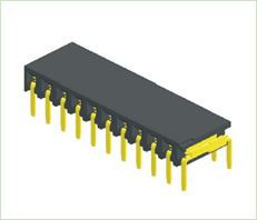 2,54 mm:n sivumerkintätyyppi Naarasotsikko