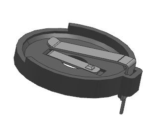 CR2450 litiumkolikkotelinetelineet DIP/THM